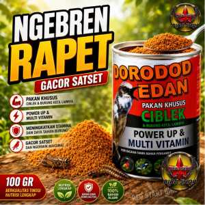 DORODOD EDAN CIBLEK VOER HALUS PAKAN BURUNG CIBLEK