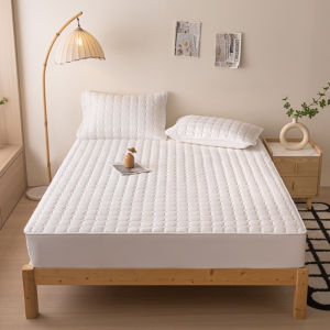 100% Waterproof Mattress Protector Anti-Slip Mattress Cover Qulited Bed Foam Cover Fully Garterized for 4-12inch Thickness