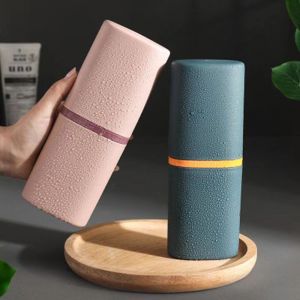Lacepulse丨 hộp đựng bàn chải đánh răng Cốc rửa du lịch nhỏ gọn kem đánh răng cốc súc miệng đựng bàn chải đánh răng xô đựng đồ vệ sinh răng sinh viên
