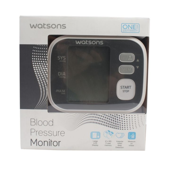 Watsons Blood Pressure Monitor Lazada PH