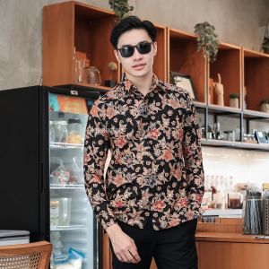 Jayabaya Batik AMARILIS Kemeja Katun Furing Lengan Panjang
