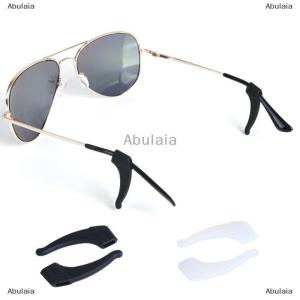 [COD] Abulaia ปลายตะขอเกี่ยวแว่นตากันลื่น1คู่อุปกรณ์เสริมกรอบแว่นตากรอบแว่นตาซิลิโคนสำหรับวัด