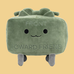 Kawaii Clay The Claymore Plush Doll Toy 20cm Cartoon Cute Soft Small Square Clay The Claymore Room Decoration Plush Doll Toy