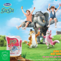 Sữa chua uống tiệt trùng hương dâu Susu Vinamilk túi 110ml. 