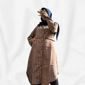 Gaudy - Tunik Salur Wanita Terbaru 2023 Baju Tunik Remaja Modern Simple Korean Style Kekinian Viral