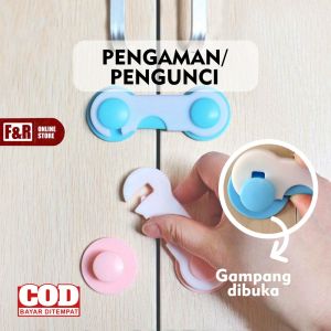 Pelindung Pengunci Pengaman Laci Lemari Furniture Pintu Kulkas Perabotan Rumah Tangga Bayi Anak