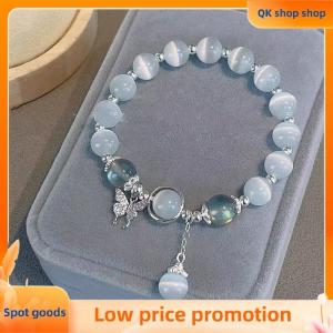 ✨QK shop✨ Fashion Bracelet 8mm Strand Beads Korean Fashion Jewelry for Women Charm Bracelet Hand Decoration Accessories Girls Gift