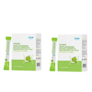 Buy 3 get 1 One Stick ≈ 372mg Polyphenols! Atomy Green Apple Jelly Stick Control Calories While EnjoyingEXP2028 Authentic Product