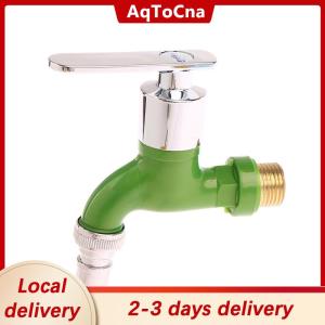 [COD] AqToCna Ship within 24 hours 4 Colors Faucet 1 2  Male Wall Mounted Washing Machine Faucet Plastic Water Hose Quick Connector Garden Balcony Faucet