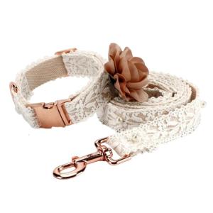 Laces Flower Pet Harnesses Comfortable Dog Leashes Regulable Dog Harnesses for Daily Walking and Outdoor Activity