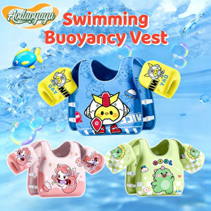 Aoduoyaya Kids Swimming Buoyancy Vest with Adjustable Arm Floaties Swim Rings Pool Water Safety Learning Aid
