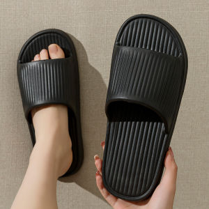 [Free Shipping] Japanese-style silent slippers for women summer indoor home bathroom anti-slip couples odor-resistant sandals for men