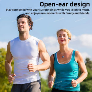 Beiziye Portable Bone Conduction Earphones Bluetooth 5.3 HiFi 9D Stereo Noise Reduction Waterproof Earbud Outdoor Wireless Headset For iPhone Duo
