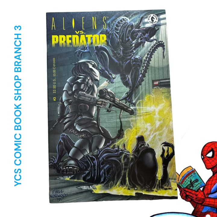 Aliens Vs Predator 3 Published Oct 1990 by Dark Horse Comic book