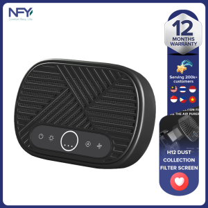 New car air purifier intelligent UV sterilization and formaldehyde removal negative ion purifier for household mother and baby use