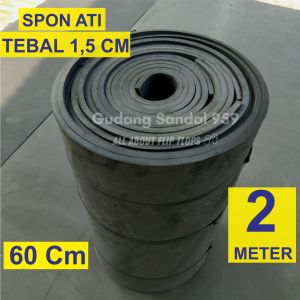 SPON ATI TEBAL 15 CM WARNA HITAM LEBAR 60 CM X PANJANG 220 CM UNTUK PERAHU KARET DAN GEBER AYAM