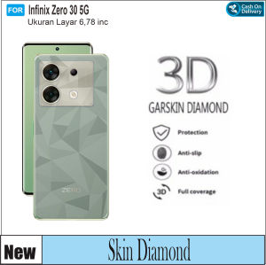 INFINIX ZERO 30 4G ZERO 30 5G ANTI GORES BELAKANG SKIN DIAMOND GARSKIN MOTIF 3D SPIRAL ANTI JAMUR BACK