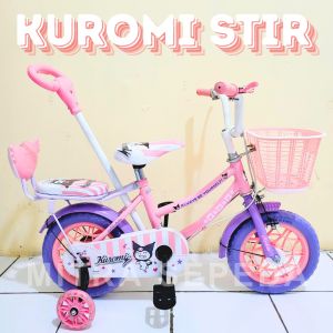 DISKON Sepeda Anak Perempuan Happy Bunny 12 Inch Ban Eva