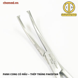 Panh cong y tế có mấu và không mấu thép trắng pakistan dùng trong y tế các size