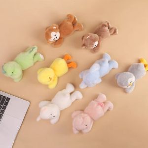 FUTUI หมู ที่วางข้อมือตุ๊กตาเพนกวิน ไดโนเสาร์ เป็ด ตุ๊กตาหมี ตกแต่งโต๊ะทำงาน นุ่มนวล แผ่นรองข้อมือตุ๊กตาลิง วันเกิดเด็กคริสต์มาส