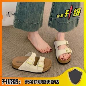 [Free Shipping] Thick-Soled Slippers For Women Suitable For Outdoor Wear In Summer 2026 New Summer Collection Fashionable Beach Sandals