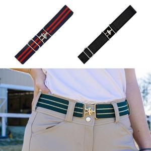 Elastic Equestrian Belt With Shark Buckle For Men And Women Adjustable Length For Horse Riding And Outdoor Activity