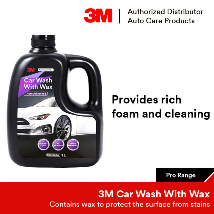 3M Car Shampoo with WAX PN39000W (1000ml) Lazada
