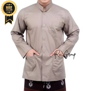 Koko Haibah Polos Saku Depan Model Ammu