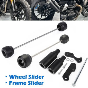 2025 Speed400 Frame Crash Slider Axle Fork Wheel Sliders For Scrambler 400X Speed 400 2024 Swingarm Spools Stand Fairing Guard