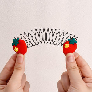 Phụ Nữ thời trang Hàn Quốc Mới Đẹp Dễ Thương hoa hoạt hình Gril Lược chải tóc Rhinestone Sao tóc gãy Lược chải tóc Headband