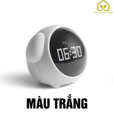 ĐỒNG HỒ BÁO THỨC ĐỒNG HỒ ĐỂ BÀN XIAOMI EMOJI KIÊM ĐÈN NGỦ CẢM BIẾN ÂM THANH HIỂN THỊ CẢM XÚC DỄ THƯƠNG