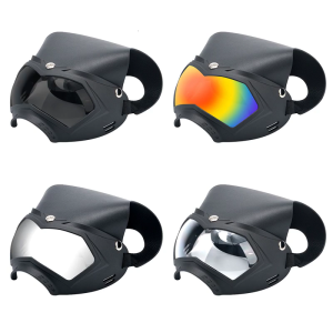 Pet Sunglasses Dogs Goggles for Heavy Snow Region with Adjustable Strap Easy Wear for Sports Travel