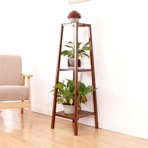 Flowerpot Stand Flower Rack Outdoor Plant Stand Flower Pot Rack Succulent Plant Solid Wood Shelves Indoor Flower Plant Rack