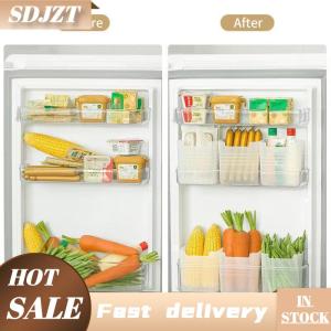 SDJZT Tủ lạnh thực phẩm tươi sống lưu trữ Hộp tủ lạnh Bên Cửa Trái Cây Rau gia vị thực phẩm trường hợp container nhà bếp tổ chức Lưu trữ boxs