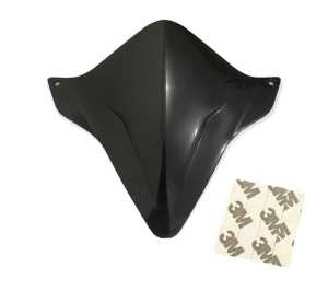VISOR BEAT WINDSHIELD BEAT FI ESP DELUXE TAHUN 2016-2022 VISOR ANTI PECAH WARNA HITAM KARBON