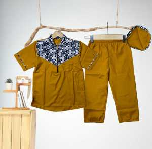 KOKO BATIK ANAK LAKI-LAKI / PAKAIAN MUSLIM ANAK USIA 1-10 TAHUN "PILIH WARNA" [ COD ]