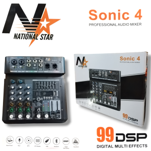 SONIC 4 PROFESSIONAL AUDIO MIXER 99 DSP DIGITAL MULTI EFECTS