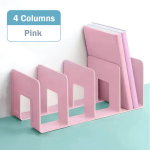 ชั้นวางหนังสือ ชั้นเก็บของตั้งโต๊ะ ชั้นวางของพลาสติก ที่วางหนังสือ สําหรับตกแต่งบ้าน ออฟฟิศ ห้องสมุด โรงเรียน อุปกรณ์จัดระเบียบเอกสาร