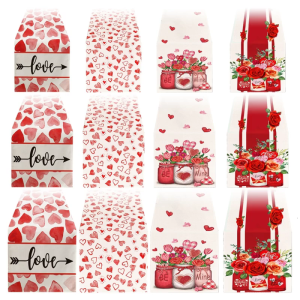 Valentines Day Tablecloth Washable Table Cover Soft Table Cloth Stain ResistantPerfect for Kitchen Dinner Picnic