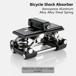 WEST BIKING Air Seat Bicycle Saddle Suspension Device Folding Bike Road MTB Light Shocks Spring Shock Absorber Comfort Cycling