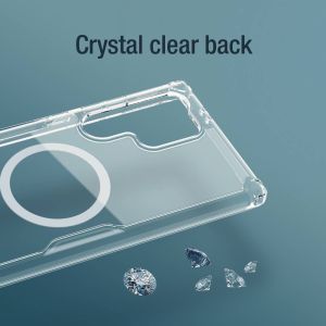Ốp Lưng Kính Trong Suốt NILLKIN Nature Pro TPU Magnetic Chống Sốc Hỗ Trợ Sạc Không Dây Cho Samsung S24 Ultra/ Plus