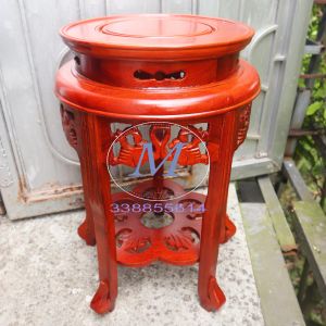 ĐÔN PHƯỢNG TRÒN GỖ HƯƠNG KÊ ĐỒ NỘI THẤT MẶT 35CM CAO 50607080