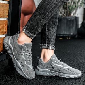 Air Sneaker for Men 2022 New Style Korean Fashion Sport Shoes for Male lace up running shoes for man low cut rubber breathable sneakers
