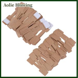 Aolie 50 100Pcs Quadrate Blank Price Tags Necklace Ring Jewelry Labels Paper Stickers