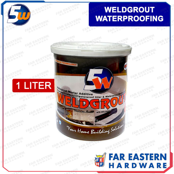 5W Weldgrout Waterproofing Mortar Cement Additive Weld Grout 1L Lazada PH