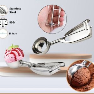 Scoop Ice Cream Stainless/Sendok Es Krim Skop Ukuran Diameter 3 & 5 CM