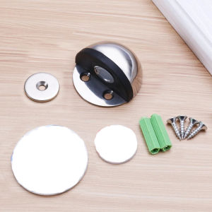 BATHI Penahan Ganjal Pintu Magnet Bulat Magnetic Door Stopper Stainless Steel