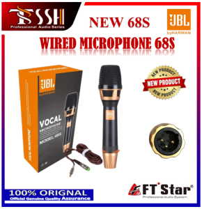 [TSSH] JBL by Harman Wired Microphone 68S Heart Shaped Dynamic Stage Microphone Excellent Frequency Good for Live Performance