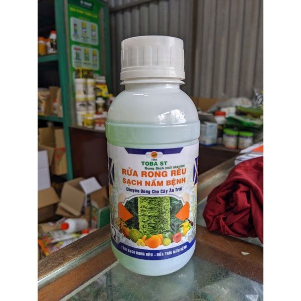 Toba ST. Dung dịch rửa rong rêu sạch nấm bệnh trên cáy trồng. Chai ...