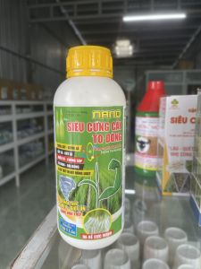 Nano Siêu Cứng Cây-Chai 1Lít-Phun Qua Lá Giúp Cây Gùn Lá Ngắn Đốt Cứng Cây Đứng Lá Nhiều Rễ Chống Sập-Chuyên Dùng Cây Trồng Dư Đạm